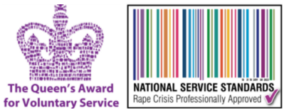 The Queens Award for Voluntary Service & National Service Standards Logos