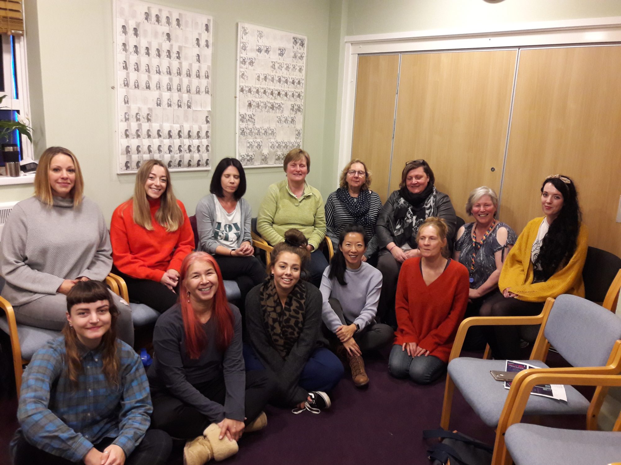 Volunteer group - smiling group of women